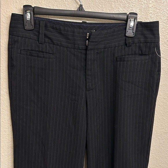 Dockers Metro Women Black Pinstripe Dress Trousers Pants Size 6 - Picture 3 of 7